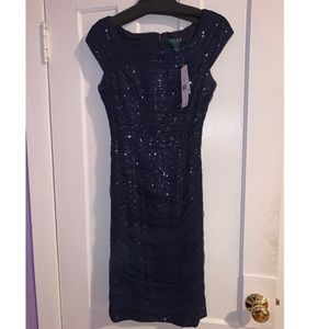 RALPH LAUREN NAVY BLUE DRESS SIZES 4 & 6 AVAILABLE
